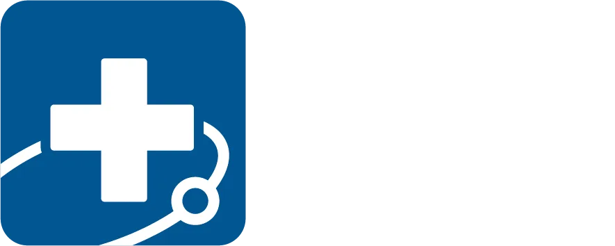 Framtidens Hälso & Sjukvård 2026 logo vit utan årtal