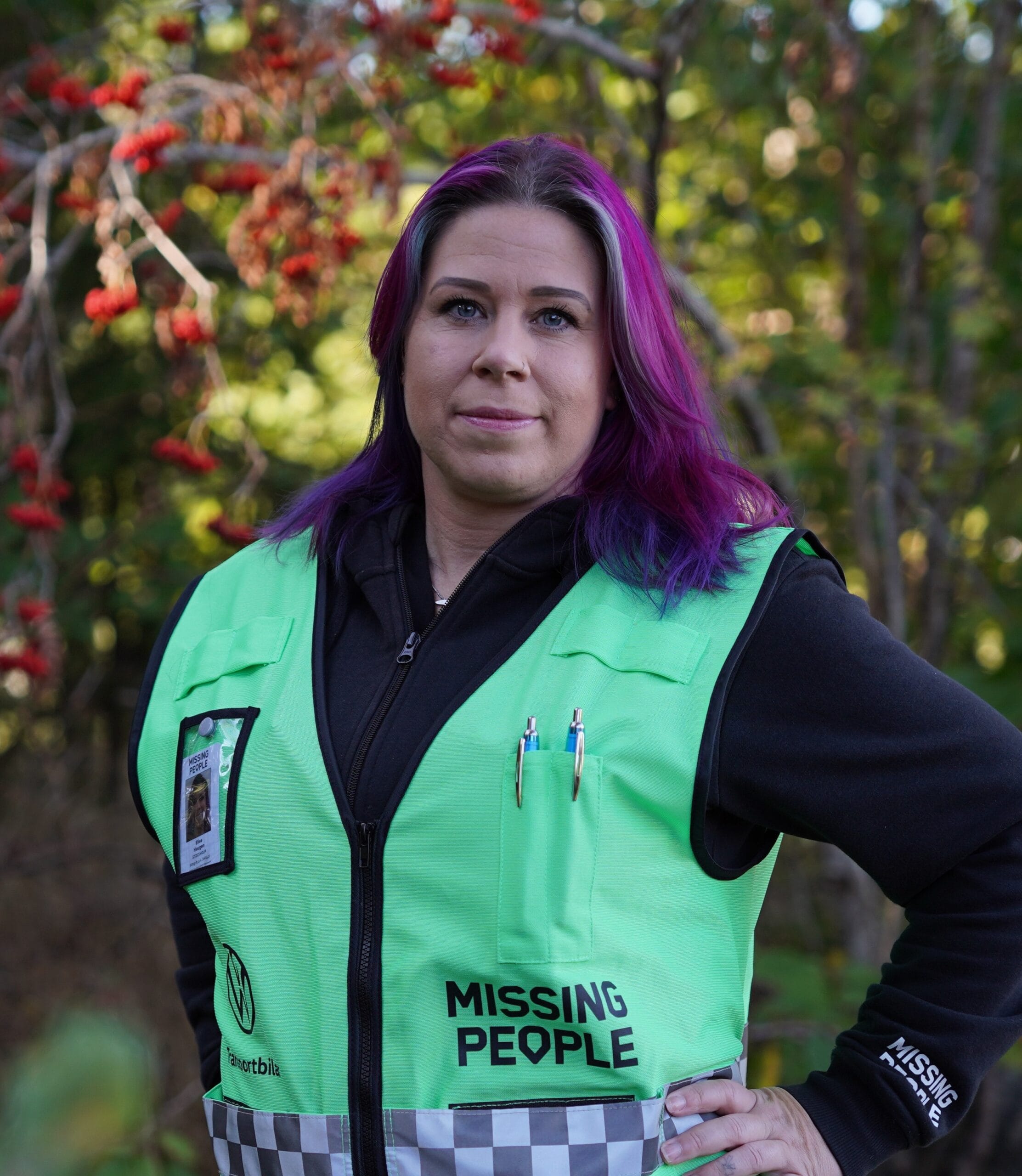 Therese Haugen, verksamhetschef Missing People Stockolm