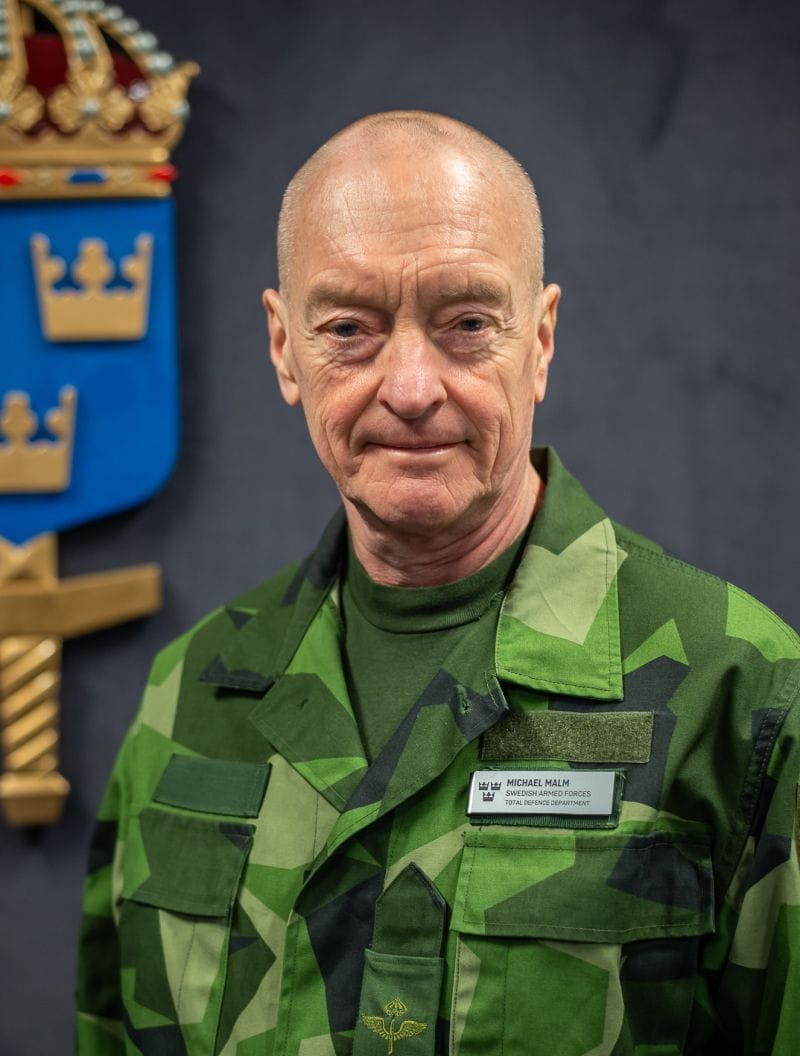 Michael Malm arbetar på Försvarsstaben med totalförsvarsutveckling