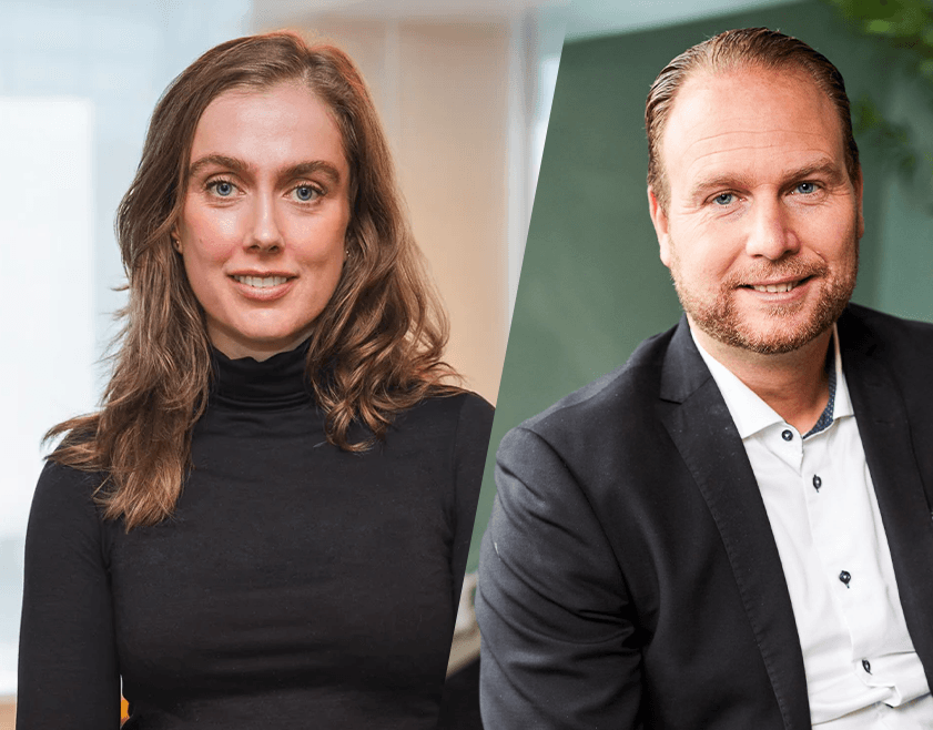 Carolin Solskär, Creative Business Developer, Advania och Daniel Albertsson, Chief Digital Innovation Officer, Advania